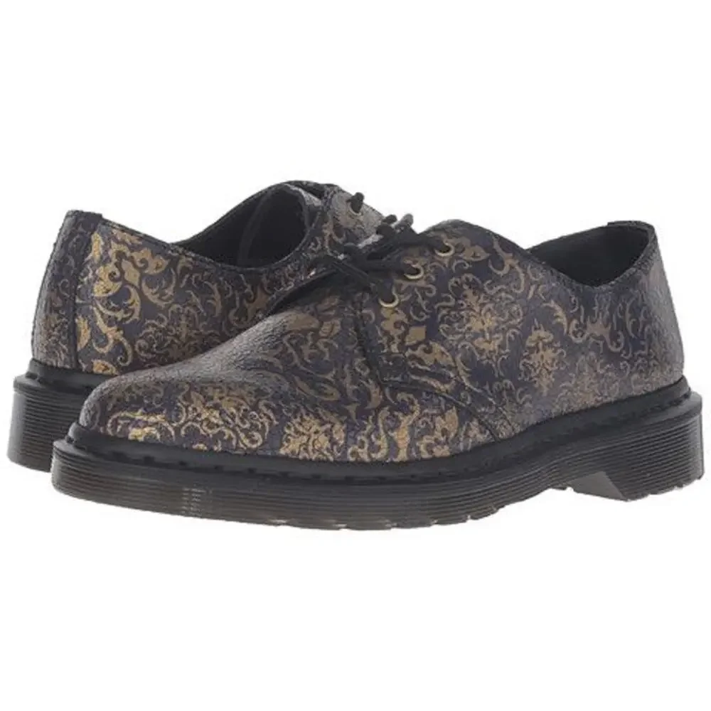 Dr. Martens RARE 1461 Baroque Crystal Suede Oxfords in Purple / Gold, Size 6